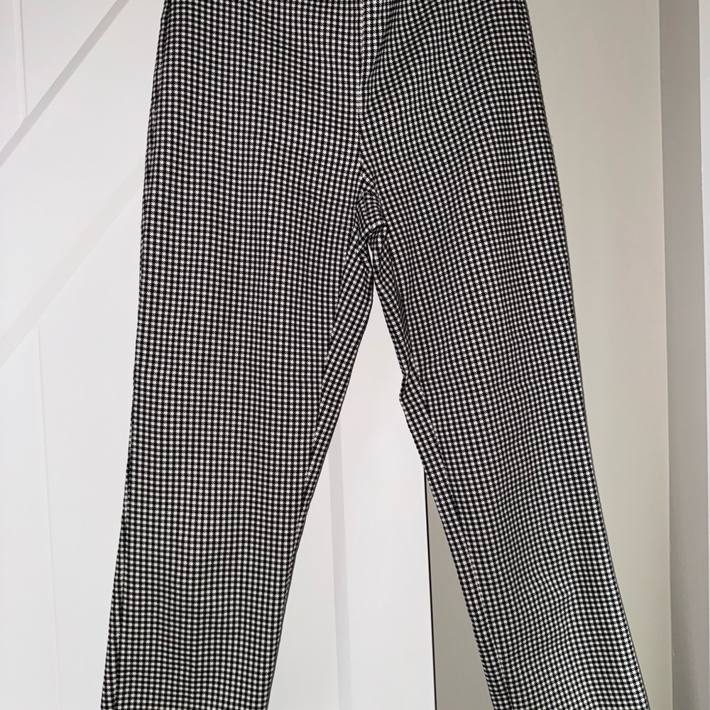 Black and White Checkered Pants